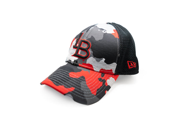 Louisville Bats 39THIRTY Black Camo Flex Fit