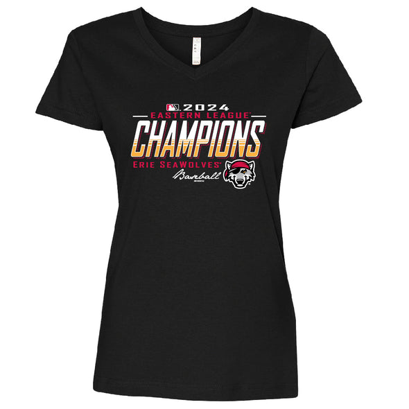 Erie SeaWolves BR 2024 Eastern League Champs Women's Script Tee