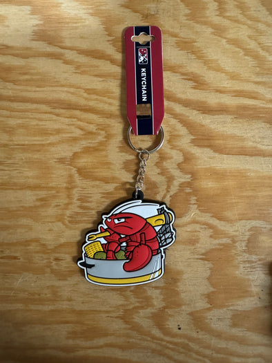 Lobster Bake Logo PVC Keychain