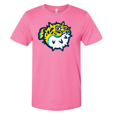 Jersey Shore BlueClaws TNC  Locals Puffer Fish Tee in Pink