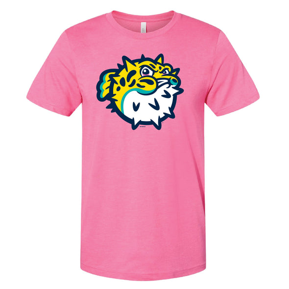 Jersey Shore BlueClaws TNC  Locals Puffer Fish Tee in Pink
