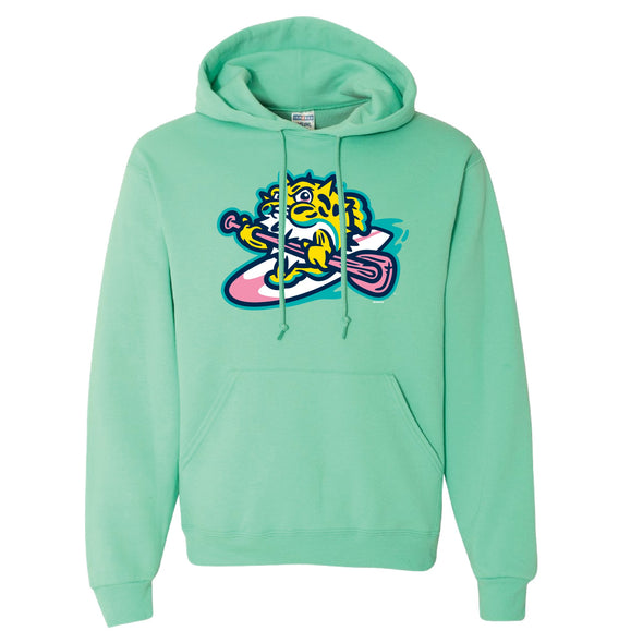 Jersey Shore BlueClaws TNC Locals Primary Logo Mint Hoodie