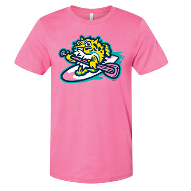 Jersey Shore BlueClaws TNC  Locals Primary Logo Tee Pink