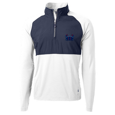 Jersey Shore BlueClaws Adapt Hybrid Quarter Zip Crab Emblem