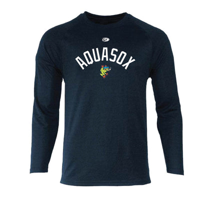 Everett AquaSox Team Authentic Long Sleeve Warm-Up Tee