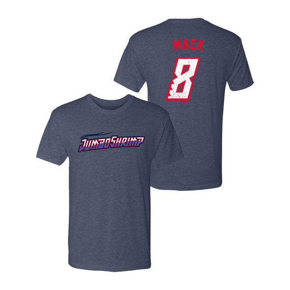 Jacksonville Jumbo Shrimp 108 Stitches Joe Mack Jersey Tee