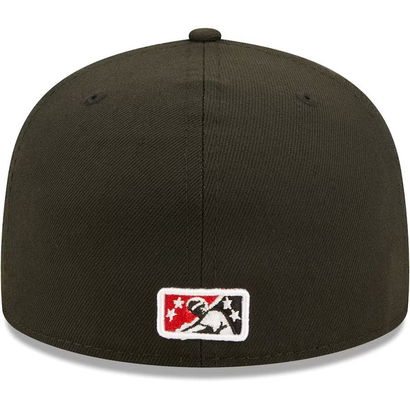 Hickory Crawdads New Era Road 59Fifty Fitted Cap