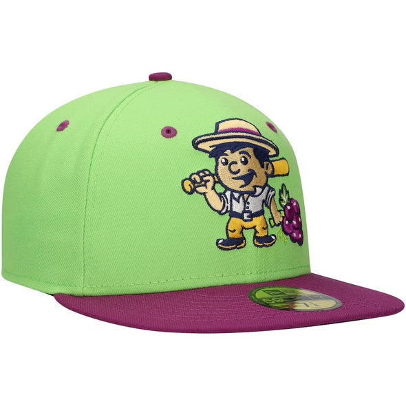 Viñeros de Tri-City New Era Copa de la Diversión 59FIFTY Fitted Hat - Neon Green