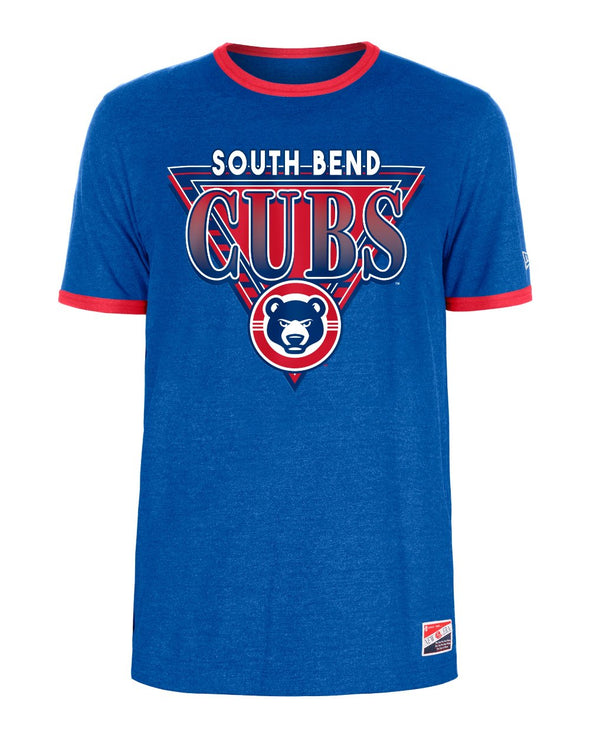 South Bend Cubs New Era Men's Cuff T-shirt