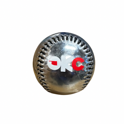 OKC Baseball Club Metallic Baseball