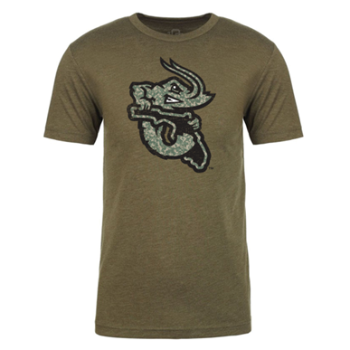 Jacksonville Jumbo Shrimp 108 Stitches Military Camo Tee