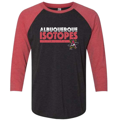 Albuquerque Isotopes Tee-Molar Raglan