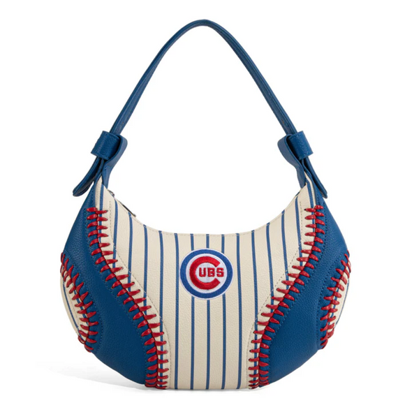 Chicago Cubs Montana West Faux Leather Hobo Crossbody Purse