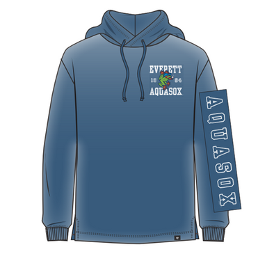 Everett AquaSox Montauk Jersey Hoodie