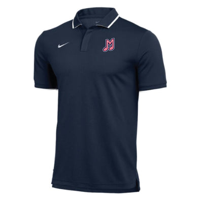 Memphis Redbirds Navy Nike Dri Fit Music M Polo