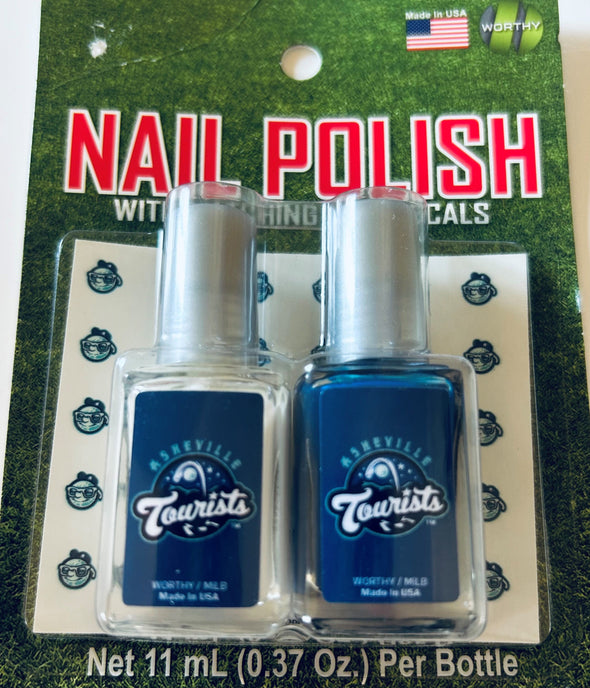 The Asheville Tourists Nail Polish Kit