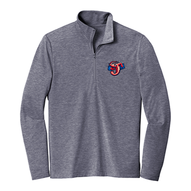 Jacksonville Jumbo Shrimp 108 Stitches 1/4 Zip Embroidered Pullover