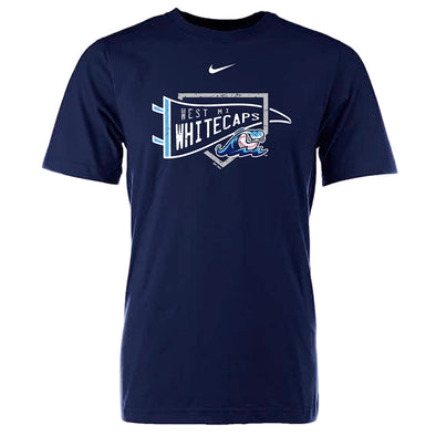 West Michigan Whitecaps Nike Navy Pennant Tee