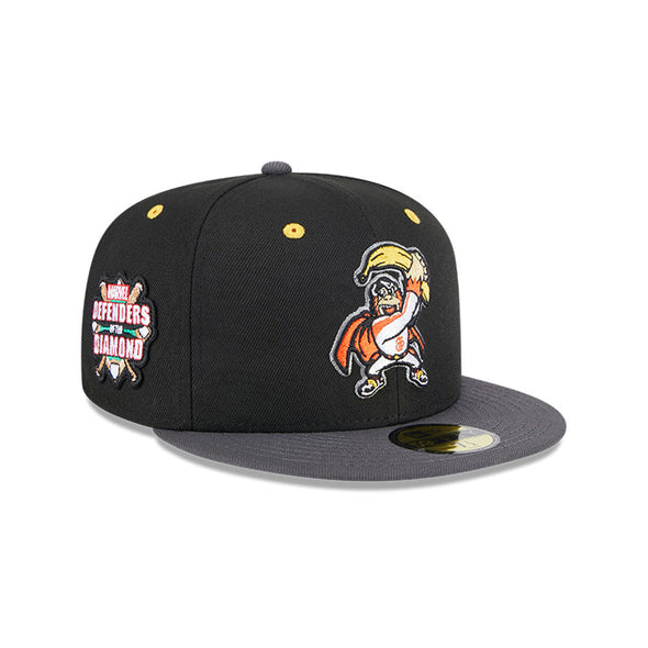 San Jose Giants Marvel's Defenders of the Diamond New Era 59FIFTY Fitted Cap - Graphite