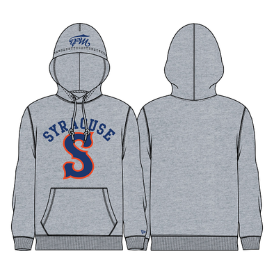 Syracuse Mets New Era Gray Hoodie