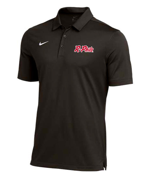 Black Dri-Fit R-Phils Logo Polo