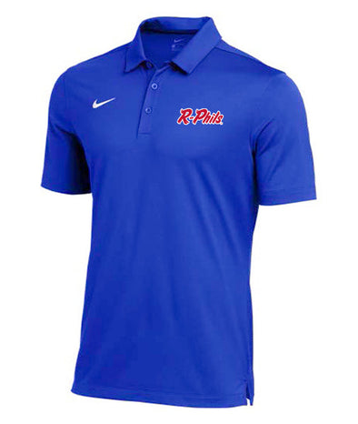 Nike Dri-Fit Royal Blue R-Phils Logo Polo