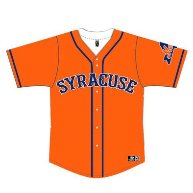 Syracuse Mets OT Alternate Replica Orange Sublimated Jersey