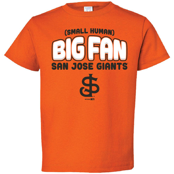 San Jose Giants Bimm Ridder Big Fan Toddler Tee - Orange