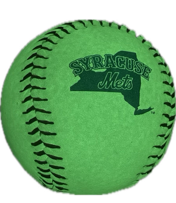 Syracuse Mets Glow in the Dark Logo Baseball