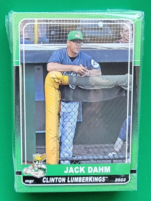 2022 Clinton LumberKings Baseball Card Team Set