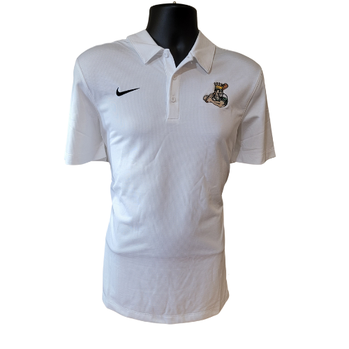 Clinton Lumberkings Nike  "Louie" White Nike Dri Fit Polo