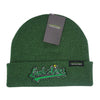 Beanie Cuffed Script (Green)