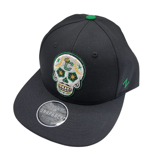 Zephyr - BLACK SUGAR SKULL- Snap Adjustable Cap