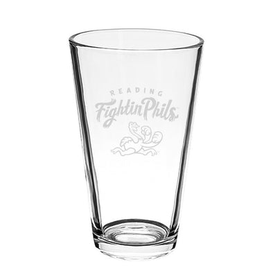 Ostrich Logo Pint Glass