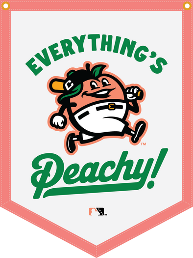 Everything's Peachy Camp Flag