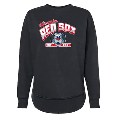 Worcester Red Sox Black Women's Woofster Ozzie Crewneck
