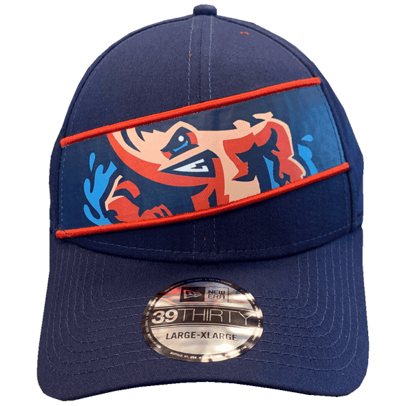 Jacksonville Jumbo Shrimp New Era Panel 39Thirty Flexfit Cap