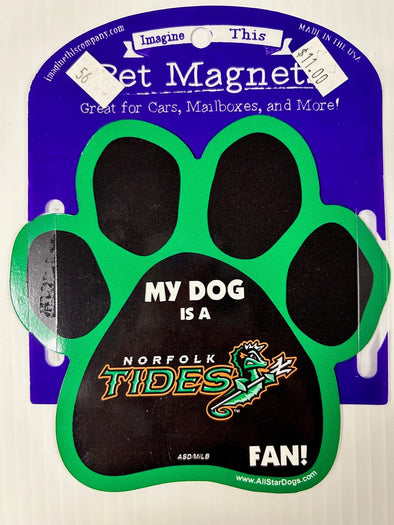 Norfolk Tides Paw Magnet