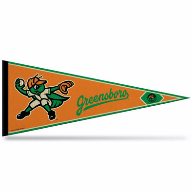 Greensboro Grasshopper Felt Pennant