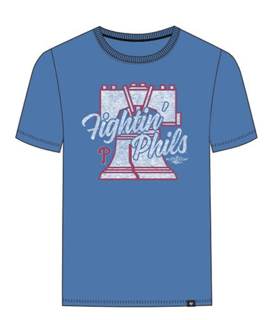 '47 Philadelphia Phillies Fightin Phils Liberty Bell Cadet Light Blue Super Rival T-Shirt
