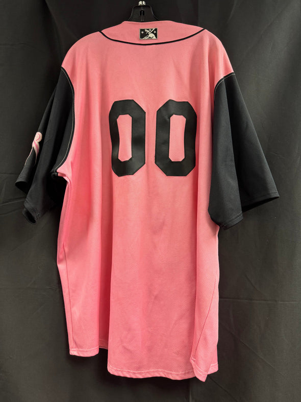 JERSEY PINK AND BLACK RIVER CATS #00-SIZE 52, SACRAMENTO RIVER CATS