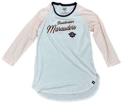 Bradenton Marauders Ladies Pink Fade Shirt