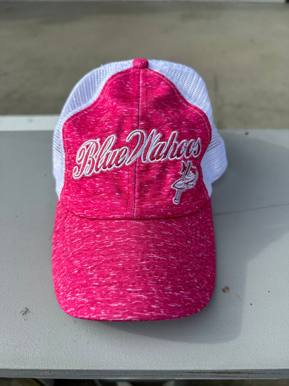 Pensacola Blue Wahoos Pink Mesh Cap