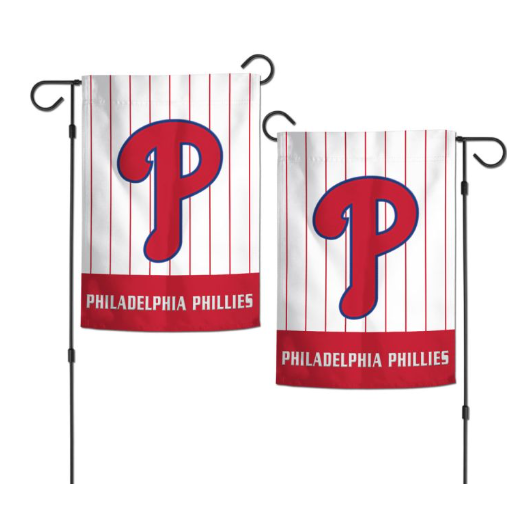 Pinstripe Philadelphia Phillies Garden Flag