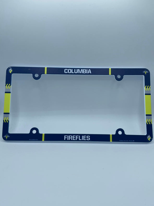 Fireflies Plastic License Plate Frame