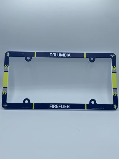 WC Fireflies Plastic License Plate Frame