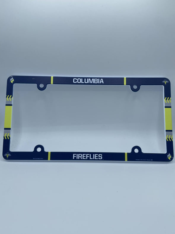 WC Fireflies Plastic License Plate Frame