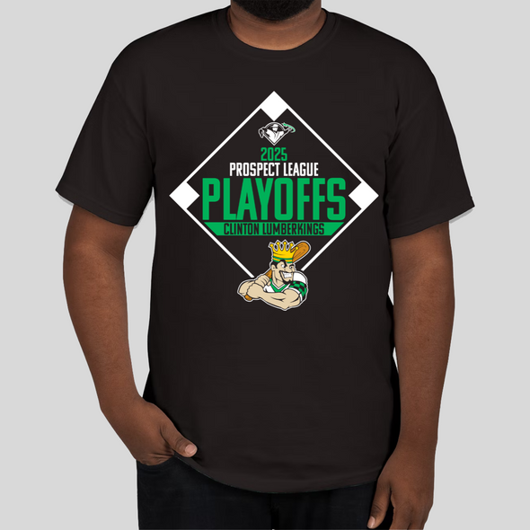 **2025 Clinton LumberKings Playoff T-Shirt