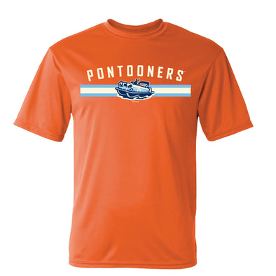 Great Lakes Pontooners Bimm Ridder Burnt Orange Performance Tee