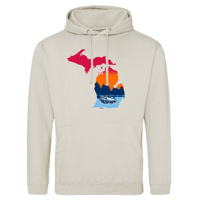 Great Lakes Pontooners Bimm Ridder Natural Stone Hoodie